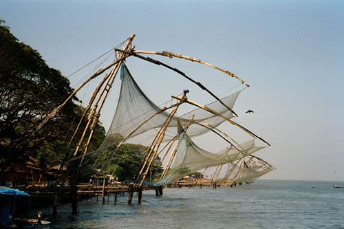 Cochin's famous fishing nets