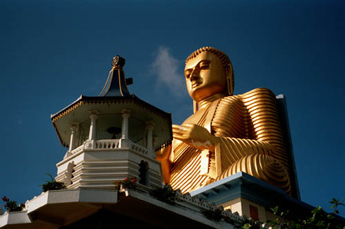 Golden Buddha at Dambulla